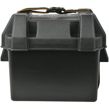 Attwood 9082-1 U1 Small Series 16 Vented Marine Boat Battery Box with Mounting Kit and Strap, (Best Small Boat Autopilot)