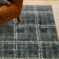 thumbnail image 3 of Oriental Weavers Carson Area Rug - 0746J - 9'10" x 12'10" - in Blue/ Ivory - Modern Industrial Style, Stain Resistant, Family and Pet Friendly , Family, Dining, Living Room Rug, 3 of 8
