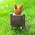 thumbnail image 4 of Estatua de conejo de Pascua, decoración de mesa, conejo de resina sentado en una silla, estatua para centros de mesa, adornos para fiestas en el hogar, decoración navideña, regalo, 4 of 9