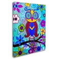 thumbnail image 2 of Trademark Fine Art 'The Judicious Owl' Canvas Art by Prisarts, 2 of 3