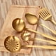 thumbnail image 4 of Utensilios de Cocina de Acero Inoxidable Juego de Paletas de Cocina de 10 Piezas, Juego de Utensilios de Cocina, Dorado, 4 of 5