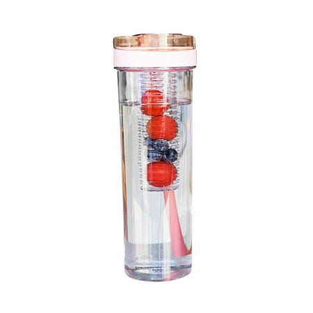 

Fovolat 800ML Water Bottle with Straw - Cute Filter Water Bottle - Large Capacity Juice Cup Portable Sippy Tumbler Leakproof Drinking Bottle for Tea Coffee Juice Water