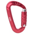 thumbnail image 1 of 1 Uds 7075 aluminio aeroespacial 12KN hebilla en forma de D mosquetón Clip accesorio de seguridad al aire libre rojo YUNYI BRAND  Deportes, 1 of 8