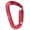 Red, variant on Riousery 12KN D-Shaped Buckle Carabiner Clip for Outdoor Camping Hiking, 7075 Aerospace Aluminum, Auto Lock System, Heavy Duty Accessory, 3.1 x 1.8 inches / 8 x 4.6 cm, Gray