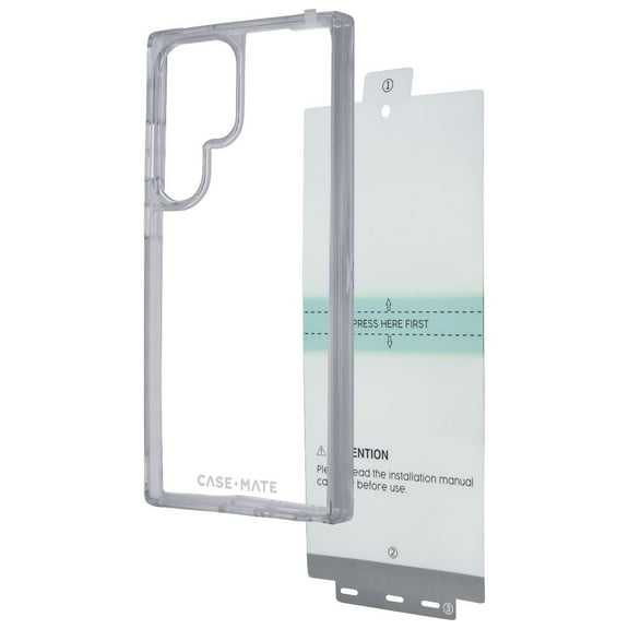 Case-Mate Pack Case and Screen Protector for Galaxy S23 Ultra - Clear