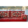 thumbnail image 2 of Modular Sectional Sofa, Red Arabic Floor Sofa Set, Sofa Bed, Floor Cushions, Moroccan Sofas, Turkish Sofa, Diwan Sofa, Sleeper Sofa Bed, 2 of 3