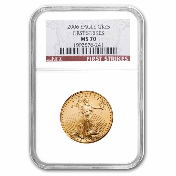 2006 1/2 oz American Gold Eagle MS-70 NGC (FirstStrike®)