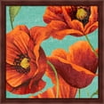 thumbnail image 2 of Great Art Now Red Poppies on Teal by Studio W, 2 Piece Framed Art Set Each 13"W x 13"H, 2 of 3
