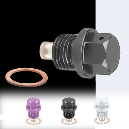 

RWVBM Car Modification Oil Pan Screw Magnetic Oil Channel Screw Aluminum Alloy Transmission Plug M14x1.5 Model Car Exterior Accessories Yard & Cleaning Supplies Clearance Sale(Purple)