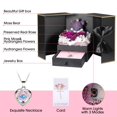 thumbnail image 3 of Regalo de rosas preservadas AddWel Forever Real Purple con collar, 3 of 6