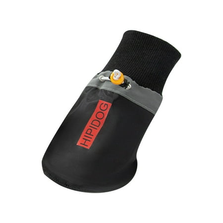 LARUYEKO Dog Snow Boots Breathable Socks Dog Shoes Snow Booties for Medium to Large Dogs with Reflective Straps Sole Dog Boots Protectors for Indoor (Red Medium) Accessories for Poodles Shop Dog