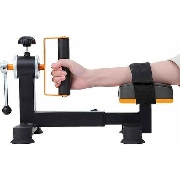 Arm Rotary Trainer, Wrist Elbow Joint Rehabilitation Training with 4 Suction Cups, Adjustable Resistance & Full-Angle Active/Passive Training, for Joint Stiffness and Mobility Improvement