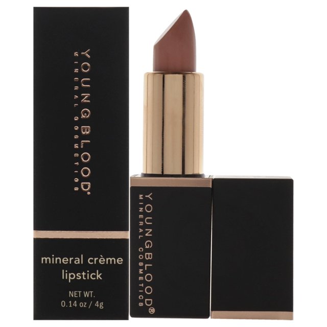 Lápiz labial Youngblood Mineral Creme Blushin Nude 4 ml para mujer