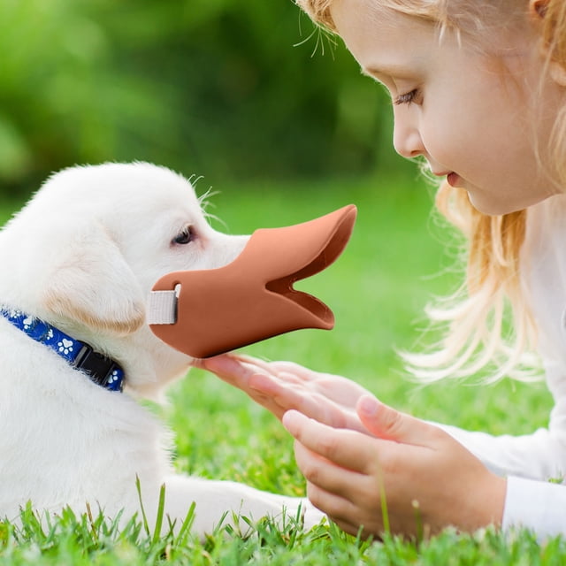 Mask for Dogs S-Type Dog Mouth Mask to Ingestion Dog Walking Mask