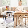 thumbnail image 2 of Costway Trona Para Bebé, Tronas Convertibles Para Bebés Y Niños Pequeños, Silla De Alimentación Infantil Portátil Plegable Con Bandeja Doble Extraíble, Asiento Elevador Con Arnés De Seguridad, 2 of 2