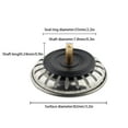 thumbnail image 2 of 1pc/4pcs Stainless Steel Kitchen Sink Strainer Plug Waste Plug Filter Stopper Cover, 2 of 3