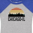 thumbnail image 4 of Inktastic Chicago Illinois Skyline Vintage Boys or Girls Baby Bodysuit, 4 of 5