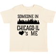 thumbnail image 3 of Inktastic Chicago Illinois Someone Loves Me Skyline Boys or Girls Toddler T-Shirt, 3 of 5