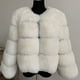 thumbnail image 1 of Abrigo de piel sintética de lujo para mujer, chaqueta de piel sintética supercaliente, de manga larga corta, mullida, de alta calidad, de invierno, 1 of 5