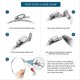 thumbnail image 5 of 3.5M Hose Clamp Strap Adjustable Worm Gear Pipe Ducting Hose Clamp, 5 of 5