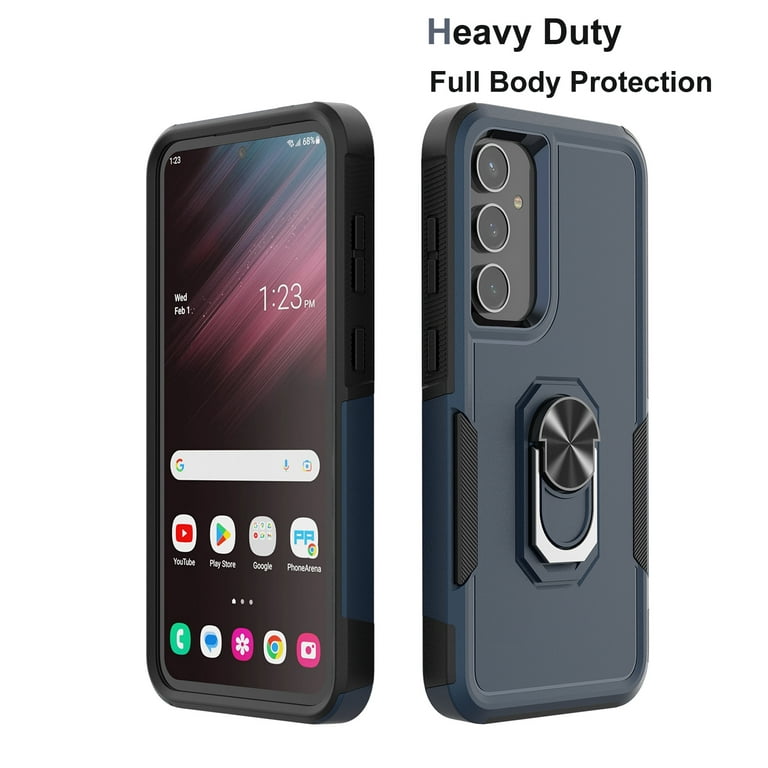 for Samsung Galaxy S23 FE Case with Screen Protector, Military Grade Rugged  Shockproof Heavy Duty Galaxy S23 FE Protective Cover for Samsung S23 FE 5G