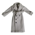 thumbnail image 1 of lionlar Manteau Figurine Articulée 1/12 Fête Unique Mignon Mini Mode Accessoires Réalistes Gris Blanc, 1 of 8