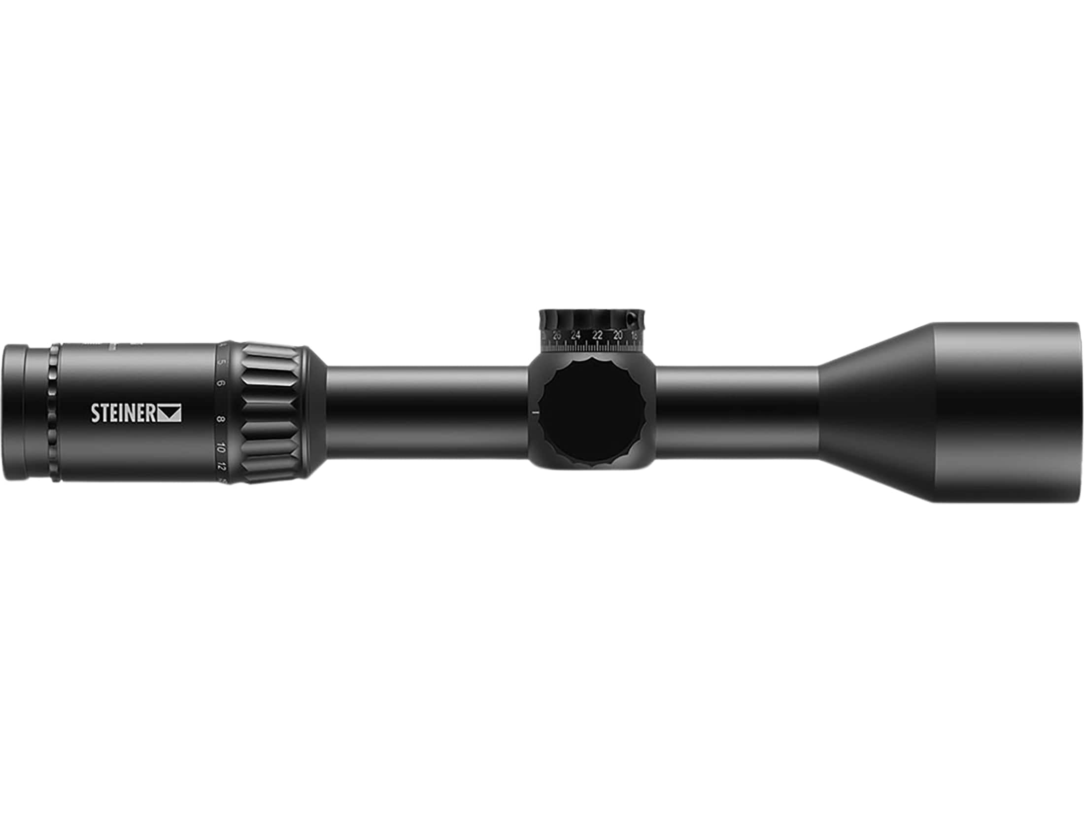 Steiner H6Xi Rifle Scope 30mm Tube 3-18x 50mm Illuminated STR-MIL Reticle Matte Black