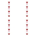 thumbnail image 2 of 4Pcs Valentines Day Decorations,Red Felt Heart Garland Banner,Pre-Strung,40 Hearts Valentines Banner for Outdooe Indoor Home Valentines Day Decor NO DIY Galentines Day(#005), 2 of 9
