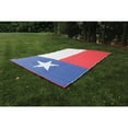 Camco 9' x 12' Reversible RV Outdoor Mat, Camping Mat, Texas Flag
