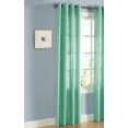 thumbnail image 2 of Gorgeous Home Linen Faux Silk Grommet Window Curtain, 52" x 84", Mint Green, 1 Panel, 2 of 5