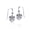 Silver-Tone, variant on Womens BFF Celtic Infinity Knot Heart Dangle Earrings Fish Hook