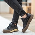 thumbnail image 5 of AUXDIQ Work Shoes Men Women Breathable Steel Toe Cap Industrial Trainers Lightweight Construction Sneakers Sport Shoes, 5 of 6