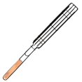 thumbnail image 3 of Matsuzay BBQ Grill Mesh Antiadherente Barbacoa Meshes Portable Fish Grilling Mesh Barbacoa Cesta Barbacoa Herramientas Accesorios de cocina Cocina y Comedor plateado + marrón claro Matsuzay HA027411-02, 3 of 6