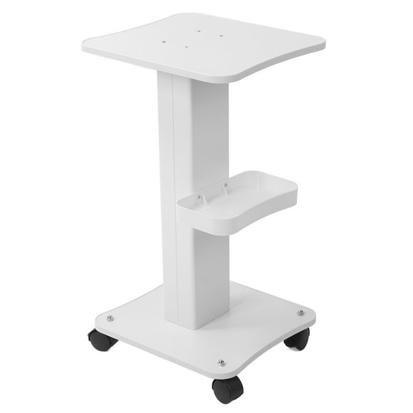 Salon Rolling Tray Spa Cart, Strong Load Bearing High Strength Salon Spa Rolling Trolley Stand 68cm Height Thickened Panel for Laboratories