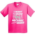 thumbnail image 3 of Inktastic I Want to Grow Up to Be a Mechanic Like My Daddy Youth T-Shirt, 3 of 5