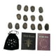 thumbnail image 2 of Rune de Runas de madera Runas talladas Decoración del hogar con la guía de la bolsa de almacenamiento para la meditación Pagan Professional, 2 of 9
