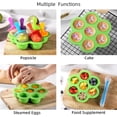 thumbnail image 4 of Silicone Popsicle Molds,Popsicle Mold Maker,Homemade Food Storage Containers,Kids Ice Cream DIY Pop Molds - BPA Free (Blue), 4 of 5