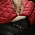 thumbnail image 5 of Bxaolu Seat Covers, 2 PCS Car Seat Protector Cushion Pad with Storage Pocket, Breathable Anti-Slip Auto Front Seat Cover for Vehicle and Office (Red, 18.9x20 Inch), 5 of 6