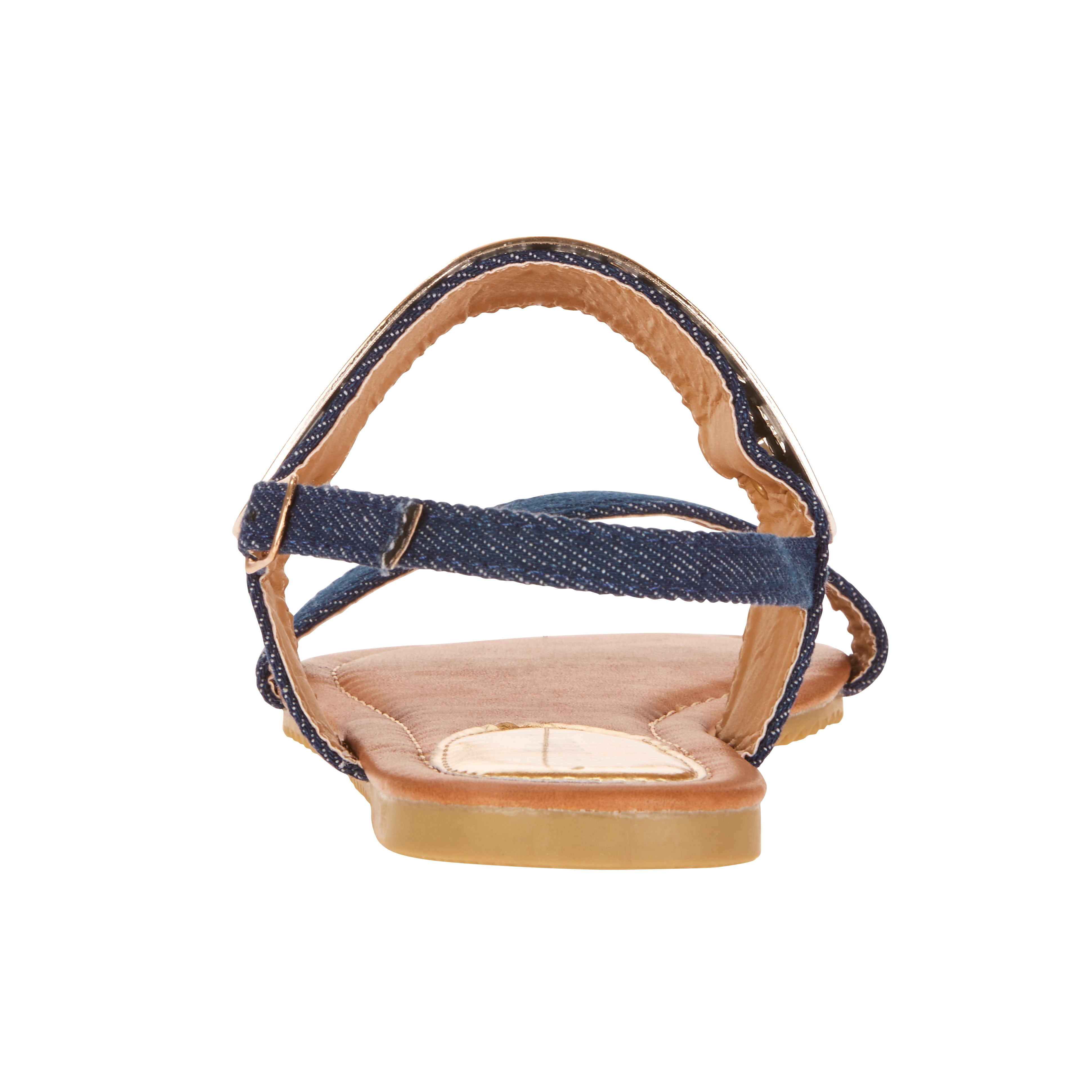 Victoria K Women's Gold Cuff Fashion Sandals