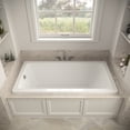 thumbnail image 3 of Streamline N-4080-706-CH 66 in. x 34 in. Acrylic Soaking Drop-In Bathtub in Glossy White, With External Drain in Polished Chrome, 3 of 12