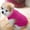 Hot pink, variant on Dog Fleece Warm Vest for Small Dogs, Soft Plush Puppy Clothing with Adjustable Straps, Cozy Winter Dog Apparel for Indoor and Outdoor Use