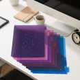thumbnail image 4 of Plastic 8-Tab Dividers With Two Pockets,Plastic Pocket Dividers for 3-Ring Binders,8 Tabs Binder Dividers With Tabs,Transparent Binder Dividers With Pockets for Office and Home Organization,Z_Purple, 4 of 9