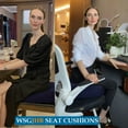 thumbnail image 4 of ANHXN Large Seat Cushion, Extra Thick Booster Seat Cushions for Office Chairs Long Sitting Office Workers, Car Drivers, Relieves Back Pain, Breathable, Anti-Slip, 4 of 5