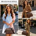 thumbnail image 7 of SENDEFN Handbag for Women Shoulder Bag Kiss Lock Medium Top Handle Satchel Purse Retro Crossbody Bag Evening Clutch Purses, 7 of 7