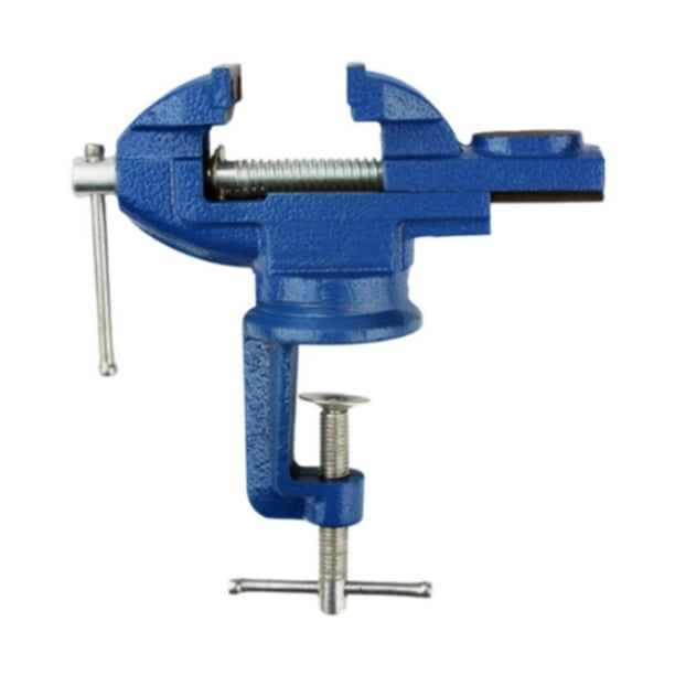 Tornillo de banco de sobremesa con abrazadera, rotación de 360 degree, compacto, versátil, para reparación abrazadera de boca de 5 cm