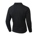 thumbnail image 4 of Ceisia Men Color Block Long Sleeve Zipper Casual Daily Outdoor Versatile Gift Fashion Athletic Top, 4 of 9