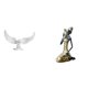 thumbnail image 1 of Escultura de ángel,Estatua de ángel para decoración del hogar,manualidades,color blanco,Escultura de ángel Figura de resina Regalos decorativos,Estatua de la dama,Estatua de dama tribal, 1 of 8