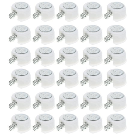 

30 Pcs Furniture Cam Lock Nut Connectors Fittings for Cabinet Drawer Wardrobe