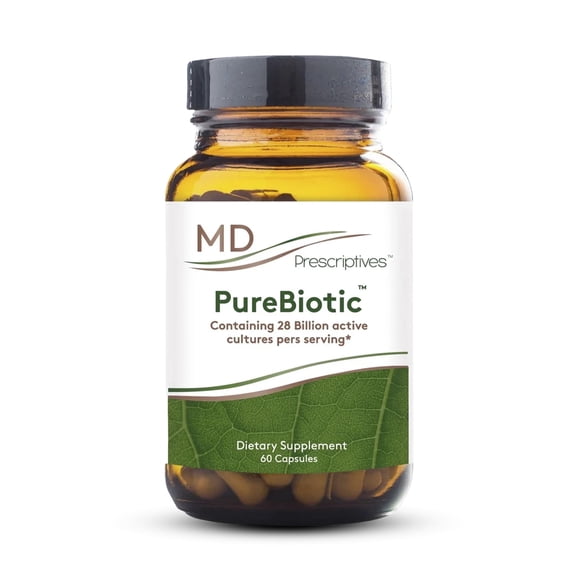 MD Prescriptives - PureBiotic - Probiotic Dietary Supplement for Digestive & Gut Health - 60 Capsules
