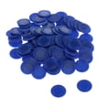thumbnail image 2 of 100 unids/pack Fichas de juego de bingo Zulema plástico ABS 23mm color azul, 2 of 8